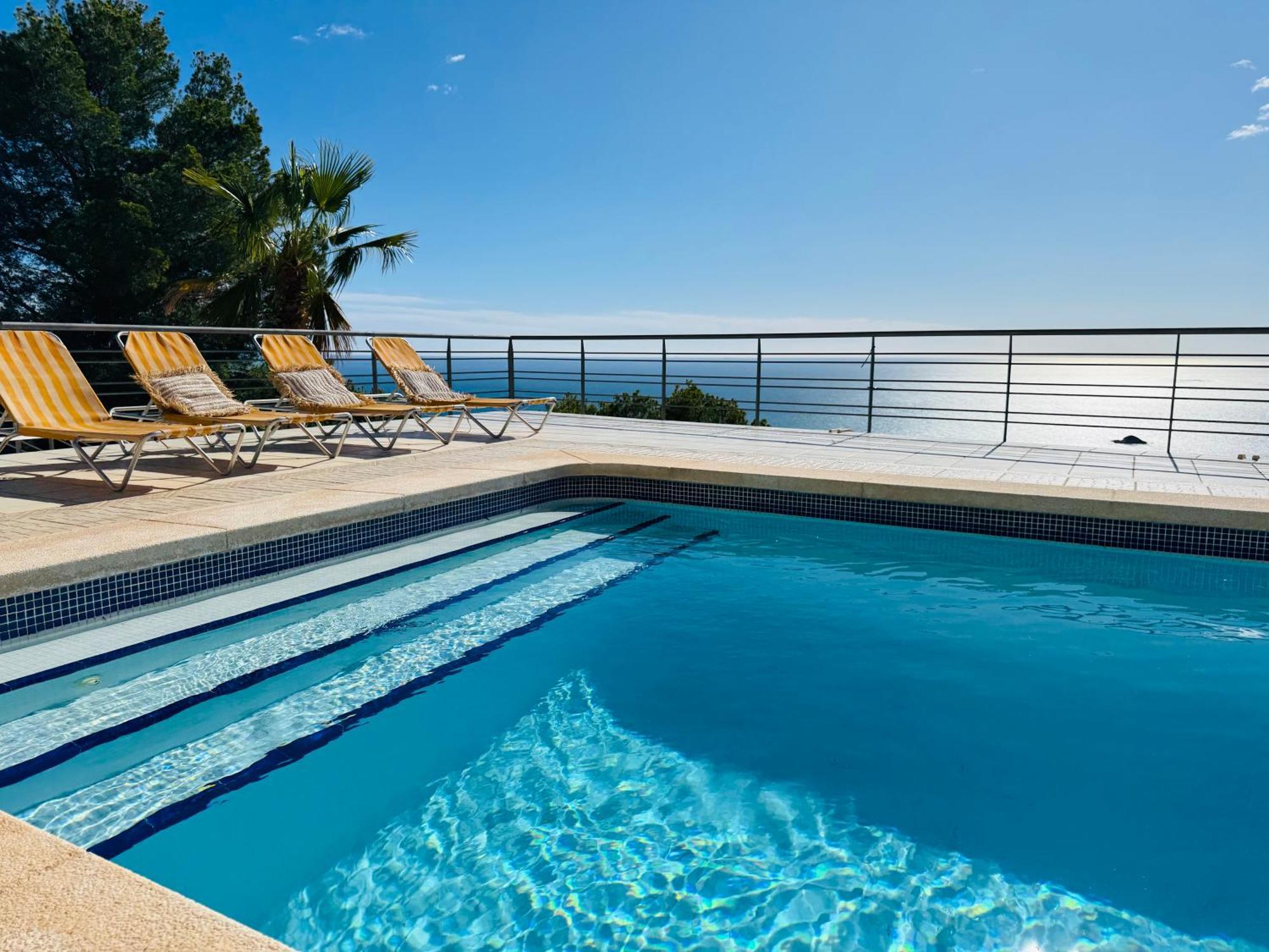 Seaview 6Br Villa With Private Pool Altea Exteriör bild