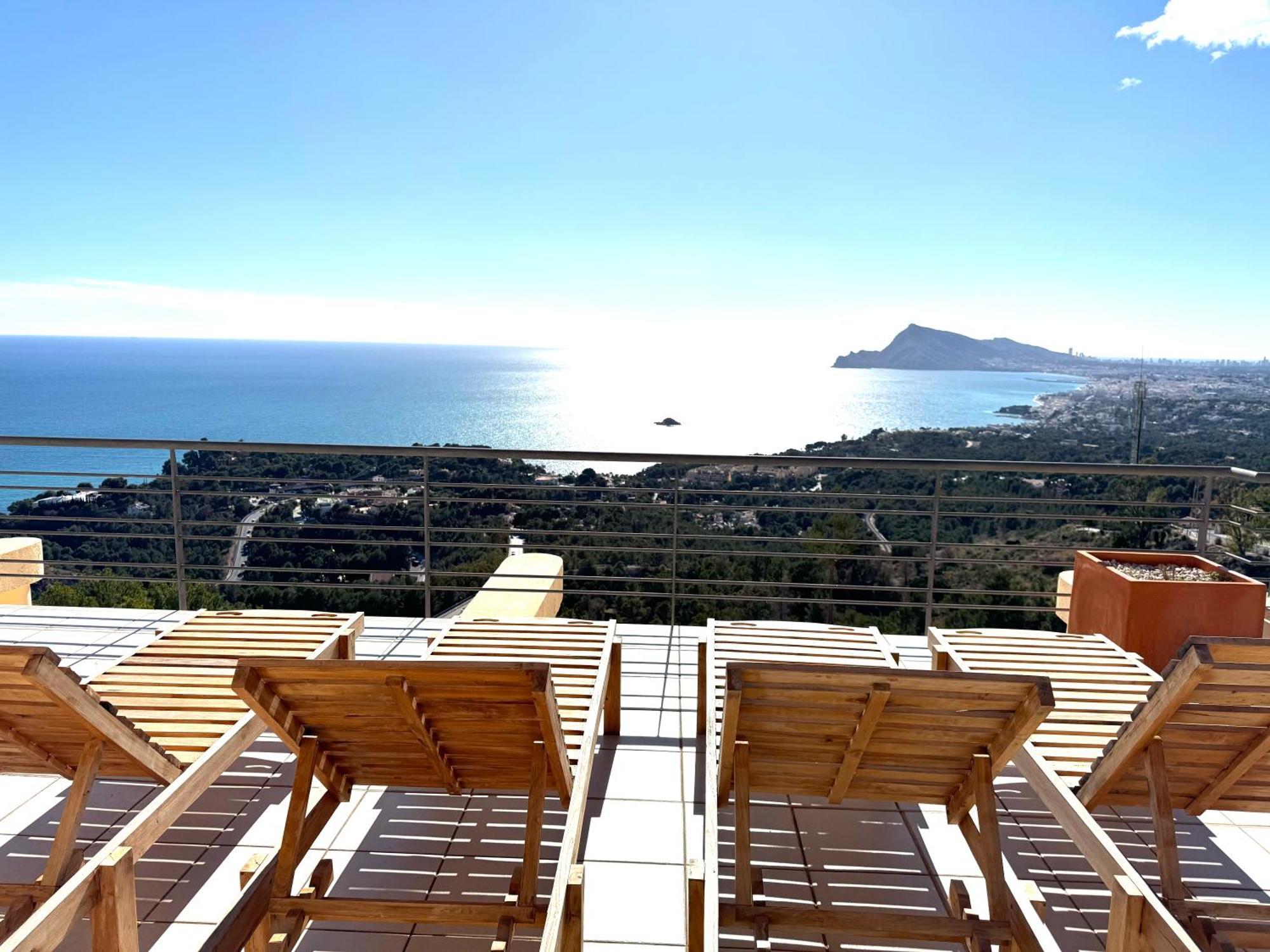 Seaview 6Br Villa With Private Pool Altea Exteriör bild